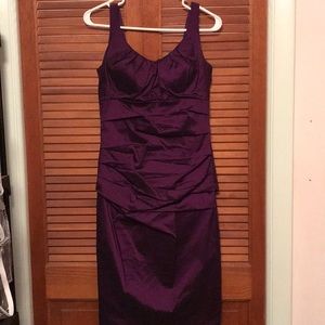 Purple Cocktail Dress